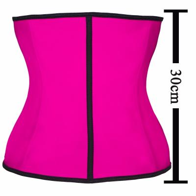 China Customs Logo Waist Trainer Breathable Corset 9 Steel Bones Latex Can Do Materials As Customers Request Colombian Man fajacinturilla later for sale