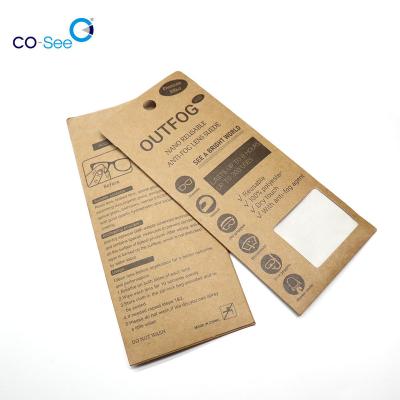 China Eco-friendly Reusable Dry Nano Anti Fog Wiping Glass Cloth for sale