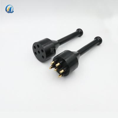 China High Power Waterproof Deep Water Connector Connectors Male Plug and Female Socket 1-14UNS-2A for sale