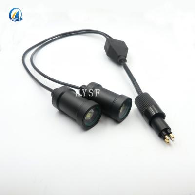 China Seabed Customized One Leads Two Watertight Cable Male / Female Connector Deep Water for sale