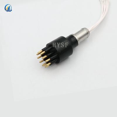 China Microtubing 10-12-core Waterproof Male-Female Plug Cable Micro Deep Water Connector Pair Oil Pipe 10-12-core for sale