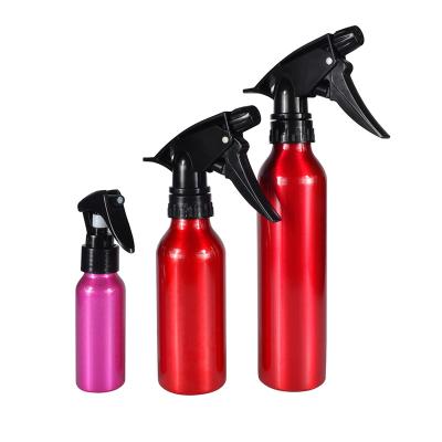 China New Type Barber Garden 80ml 100ml 200ml 300ml Continuous Fine Mist Spray Water Aluminum Bottle for sale