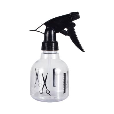 China Reusable Continuous Mist Fine Water Bottle Hair Salon Tools 200ml Empty Trigger Watering Spray Hair Mist Plastic Bottle for sale