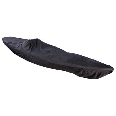 China Black Premium Rectangle Oxford Boat Kayak Cover Waterproof With UV Resistant for sale