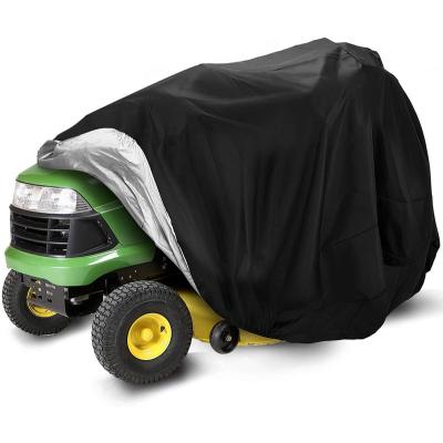 China Waterproof Black Square Best Oxford Lawn Mower Covers UV Resistant for sale