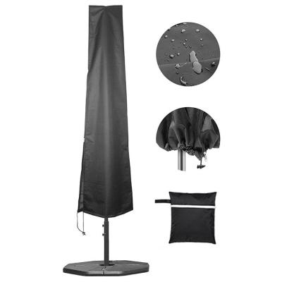 China Waterproof Manufacturers Supply Waterproof Rectangle Oxford Black Umbrella Cover for sale