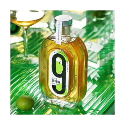 China Liquid Manufacturing Professional Gift Set Hot Selling Bottled Fruit Six Pack Green Plum Wine for sale