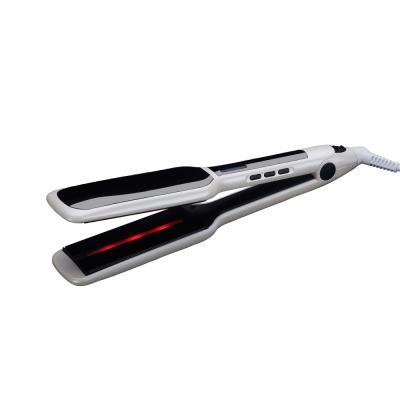 China With Infrared Function To Protect Hair Private Label Professional Infrared Flat Iron Hair Straightener for sale