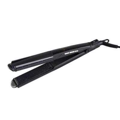 China LCD 2 in 1 hair styler straightener and curling iron for curl and straight 34*90mm for sale