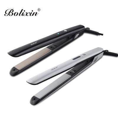 China Household Hair Care Styler LCD Straightener Ionic Thin Iron For Straight Hair for sale