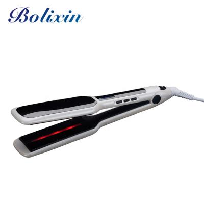 China Bio Power Infrared Infrared Hair Care Straightener 55W Aluminum Ionic Hair Straightener for sale