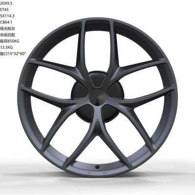 China High End Technology Aluminum Fabrication 15-24 Inches Customized Aluminum Wheel Rim Forged for sale