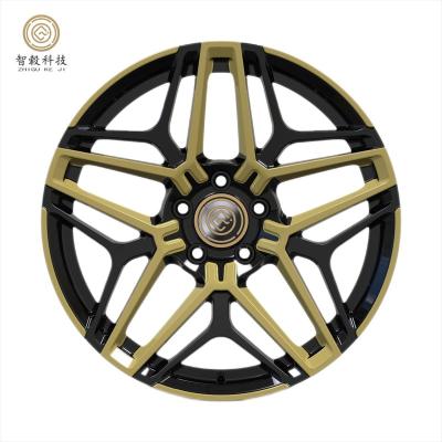 China Duplex Aluminum Color Hebei Zhihu High Strength Aluminum Alloy Forged Wheels 18-24 Inch Multicolor Available Any Car Model for sale