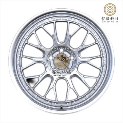 China Factory Aluminum Custom Forged 2 Piece Forged Sport Racing Rims Custom Aluminum Wheels for sale