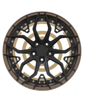 China Hot Selling Aluminum Two Piece Forged Aluminum Wheels 18 19 20 Inch For Sport Racing for sale