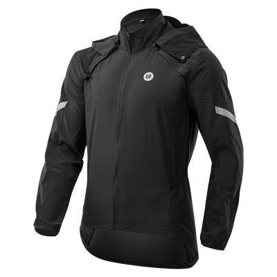 中国 Custom Skiing Jacket Bicycle Men Jersey Breathable Clothing Women Windproof Coat With Removable Sleeve Sports Cycling Set 販売のため