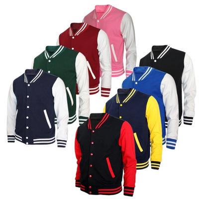 中国 Wholesale custom LOGO High Quality Men Sport Outerwear Custom Casual Baseball Men Uniform plus size jacket School uniform 販売のため