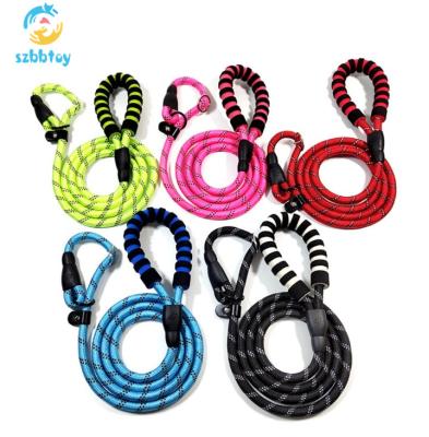 China Stocked Dog P Rope Durable Nylon Reflective Leash Various Colors Wholesale for sale