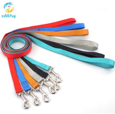 China Wholesale New Stocked Colorful With Metal Hook Nylon Dog Leashes for sale