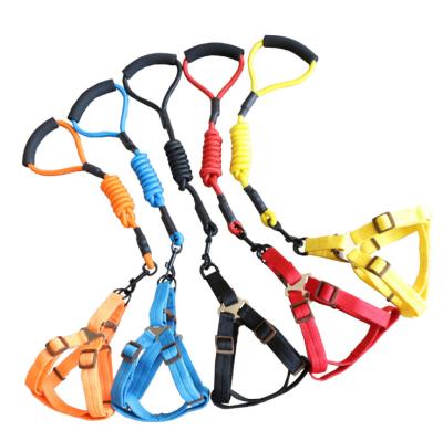 China Quick Release Adjustable Pet Harness And Leash Set Nylon Dog Harness Leash for sale