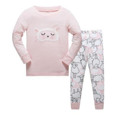 China Hot Sale Breathable Cotton Autumn Children Pajamas Girls Boys Pajamas Long Products Pajamas For Sale for sale