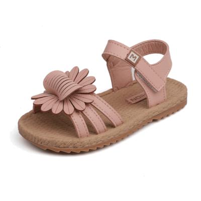 China Flat 2019 Summer Girl Princess Causal Shoes Flower Girls Shoes Children Comfortable Kids Sandals for sale