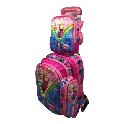 China Fashionable Polyester Trolley Travel Bag School Luggage Guangzhou Wholesale for sale