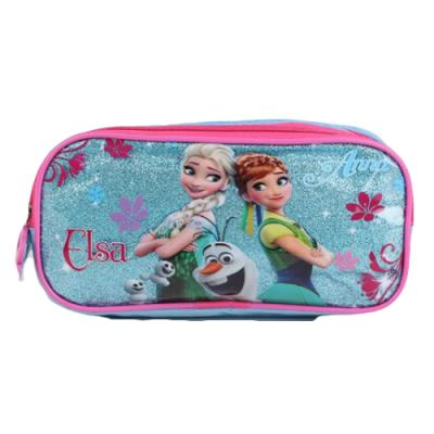 China Other Pen Bags Kindergarten School Supplies Pencil Case, Glitter Double Pull Pencil Bag for sale