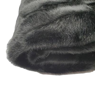 China Tear-Resistant Faux Fur Fabric Textiles Fabrics Embossed Mink-Like Velvet For Men for sale