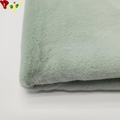 China Custom Made Tear-Resistant Porcelain Apparel Textile Mills Fabric Mink-Like Velvet For Dresses for sale