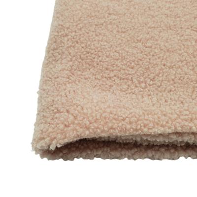 China Wholesale Tear-resistant knit faux sherpa fleece fabric faux sherpa fur fabric sherpa fleece fabric for sale