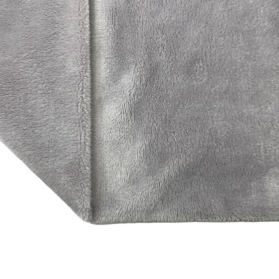 China Kuma yilan derisi abaya fabric tela felpa venta fursan Tear-resistant polyester in gray color for sale