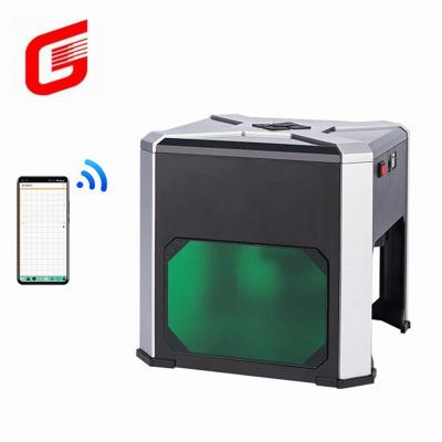 China Laser Engraving 3000mw Mini CNC Machine Laser Engraver Carving Machine DIY Printer Cutter Woodworking Engraving Desktop Laser for sale