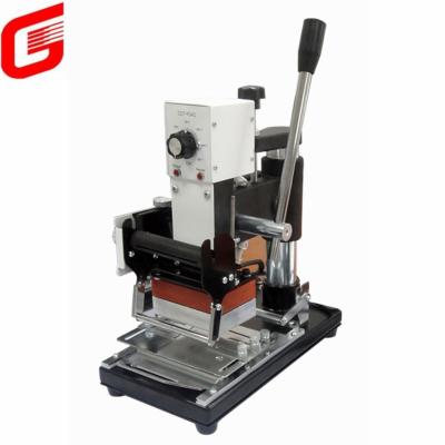 China Cheap Hotels Punching Machine Hot Press Stamping Machine Gild Photographs For Making PVC Card for sale