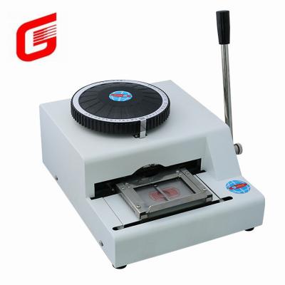 China Custom Military Hotels Army High Speed ​​Desktop Dogtag Stamper Machine for sale