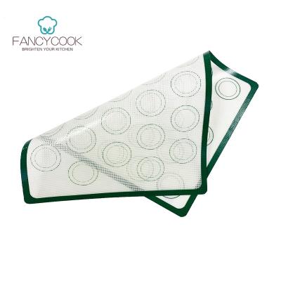 China wholesale viable non stick silicone macaron baking mat sheet for baking for sale