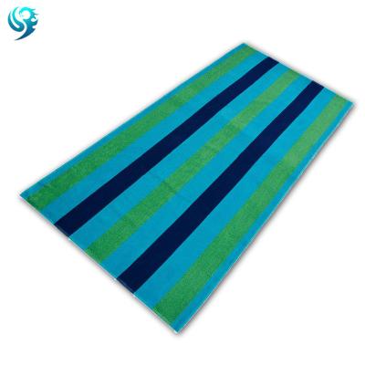 China Factory Price Compressed 100% Cotton Brightly Color Printed Beach Towel for sale