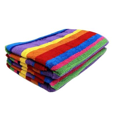 China Jacquard Gym Plain Terry Cotton Dyed Yarn Weaving QUICK DRY Towel for sale