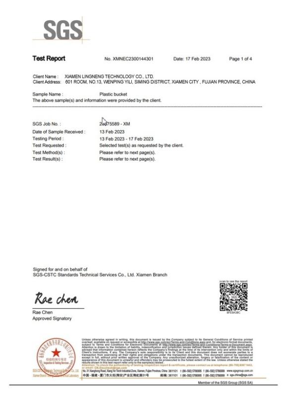 Test Report - Halogens - Xiamen Lingneng Technology Co., Ltd.