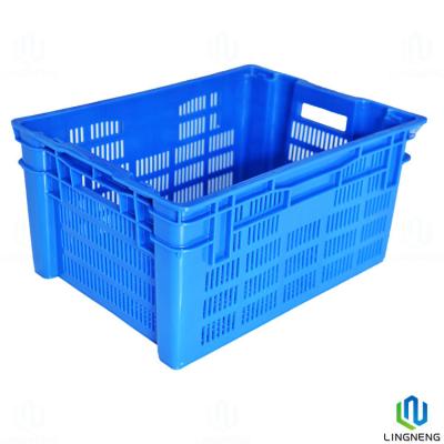 중국 40L 겹쳐질 수 있는 플라스틱 우유 상자, 플라스틱 매출 상자 OEM ODM 판매용