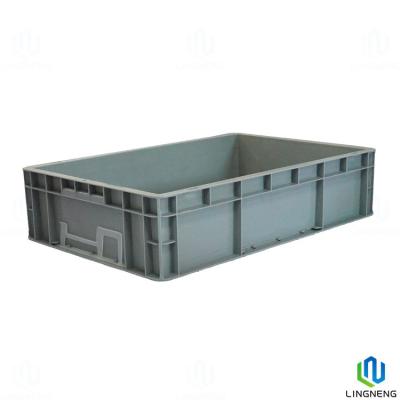 China 600*400*148mm Hard Colorful Stackable Euro Plastic Packaging Boxes For Automotive for sale