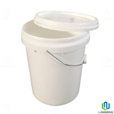 China 20 liter plastic emmer met deksel en handvat. Te koop