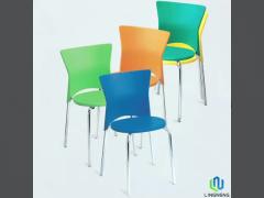 Durable Colored Plastic Furniture Plastic Leisure Chair For Dining Room