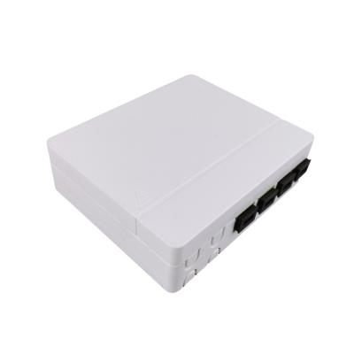 China Water And Dust Proof FTTH Panel Junction Box Indoor Miniature Fiber Optic 4 Port for sale