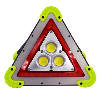 China 2021 Multifunctional ABS+TPR Vehicle With LED Light Emergency Reflective Warning Triangle for sale