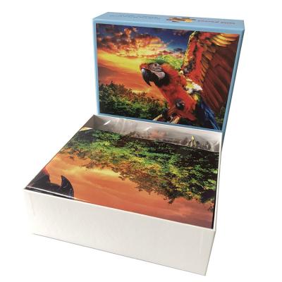 China High Quality Board Game Educational Toy Customized Unique Paper Cardboard 1000 Pieces Puzzle Custom Printing for sale