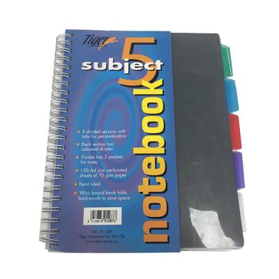 China Personalized Custom Spiral A4 Wire O Notebook Tied Paper Journal for sale