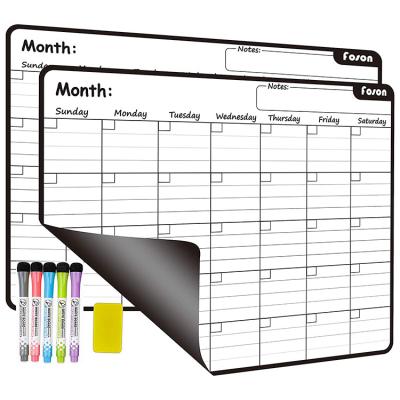 China Wall Calendar Magnet Fridge Custom Erase Board Calendar Maker Dry Erase Printers for sale