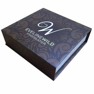 China Recyclable Custom Magnetic Closure Gift Packaging Rigid Cardboard Best Chocolate Paper Box for sale