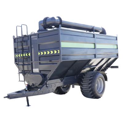 China Grain Transportation Bulk Grain Carrier Tank Trailer Grain Carts For Tractor 18Tons 25 Tons for sale